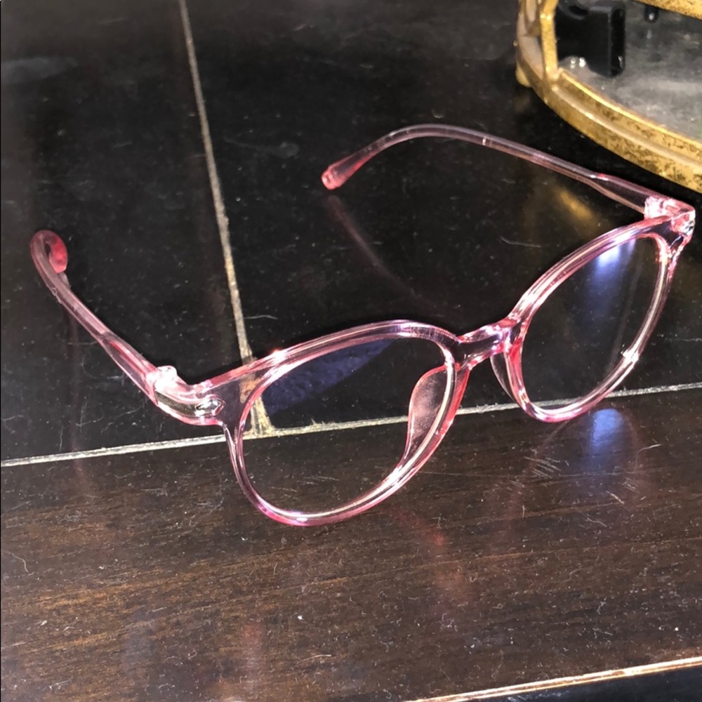 Clear Frames - Light Rose Tint